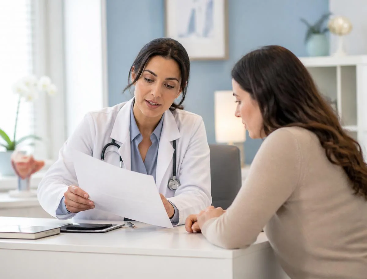 Consultation inside the New Jersey endocrinology practice